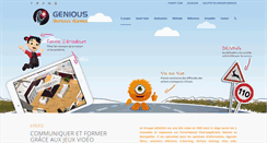 Desktop Screenshot of genious-seriousgames.com